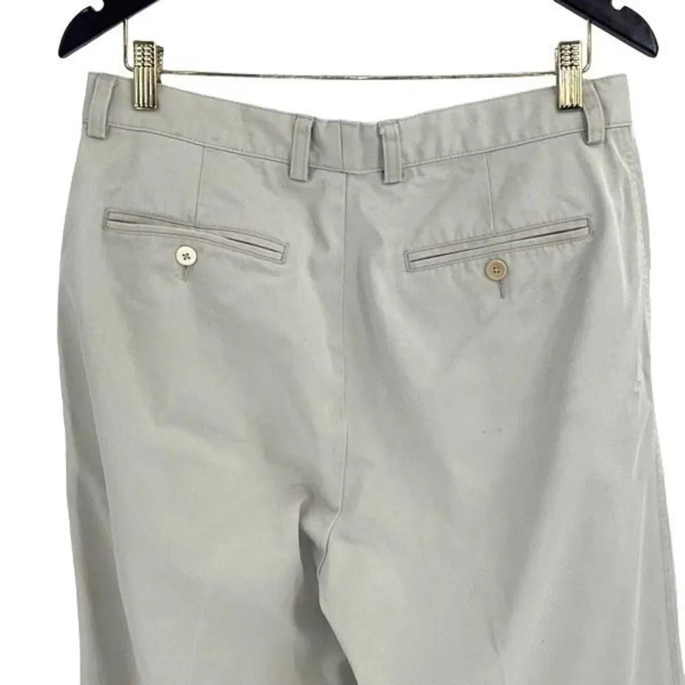 J Crew Mens Coin Pocket Straight Classic Fit Chino Pants‎ Cream Size 35